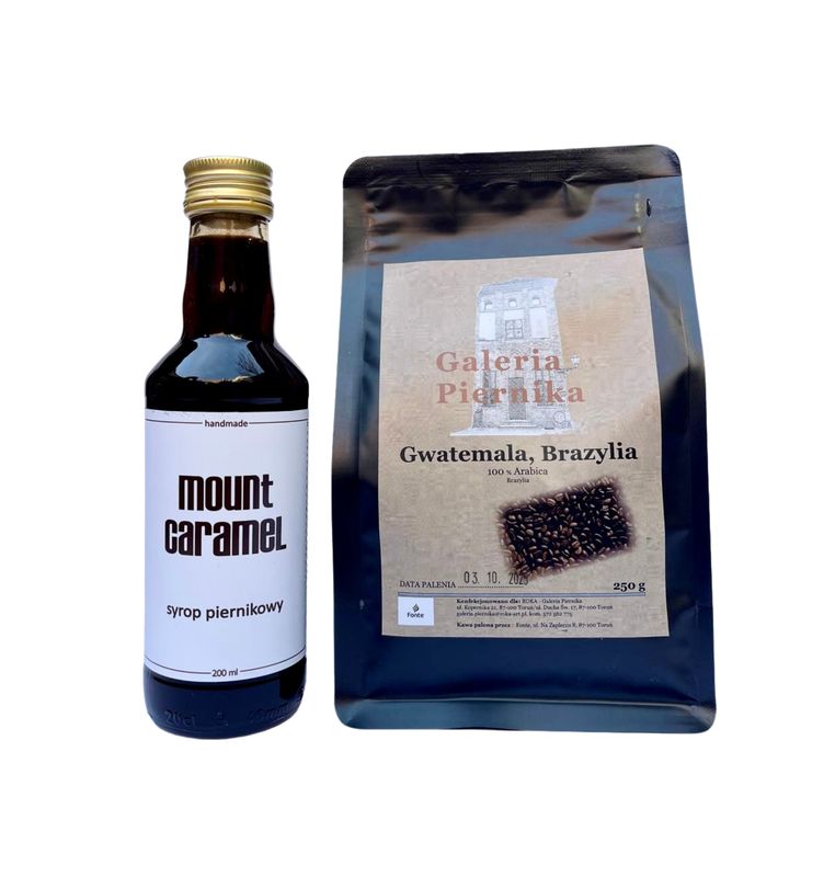 Zestaw Kawa i Syrop piernikowy