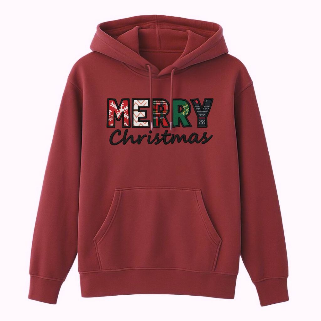 Bluza z kapturem MERRY burgund