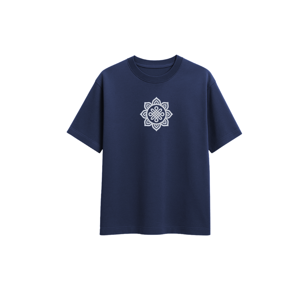 T-shirt MANDALA granat