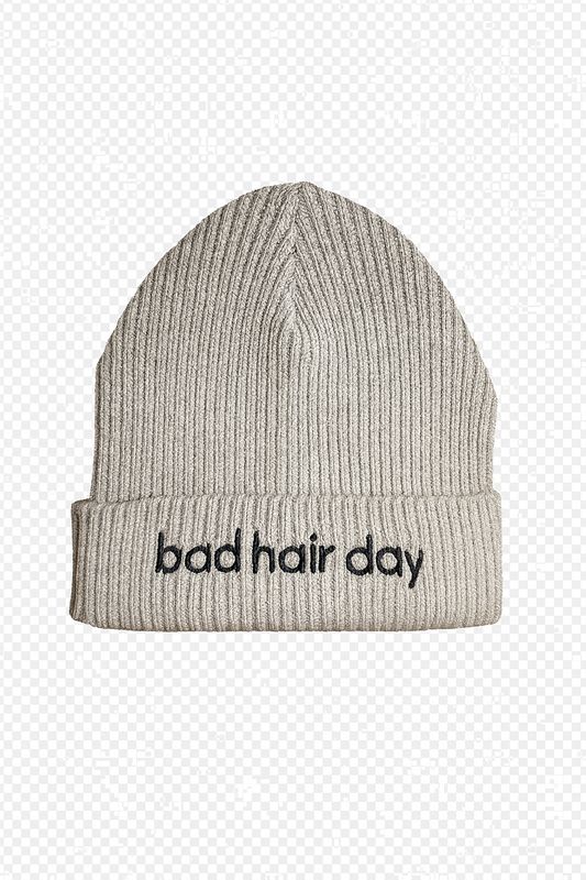 Czapka BAD HAIR DAY szary