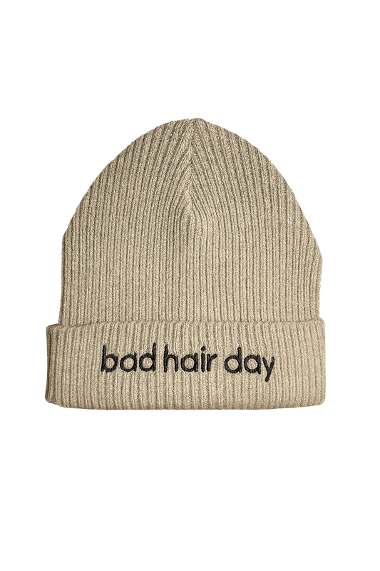 Czapka BAD HAIR DAY beż