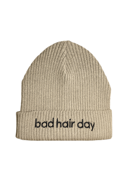 Czapka BAD HAIR DAY beż
