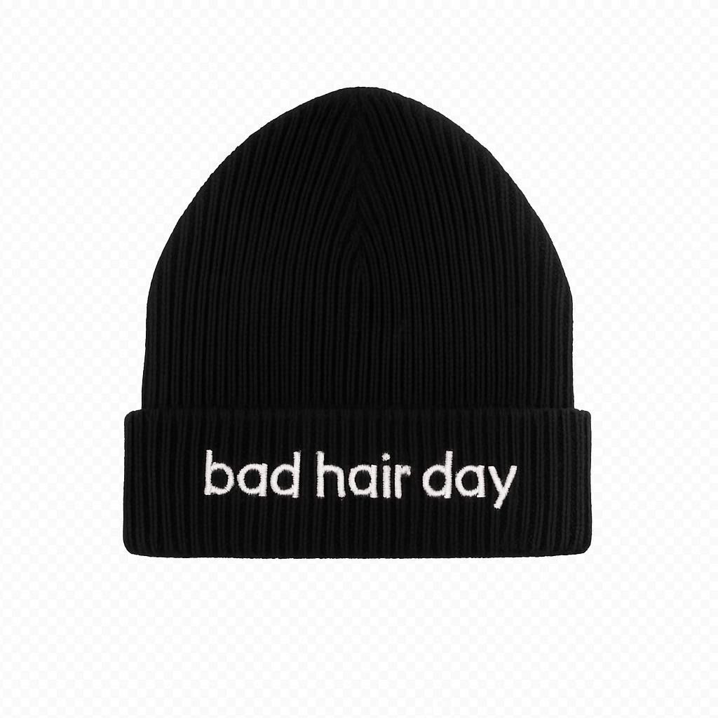 Czapka BAD HAIR DAY czarny
