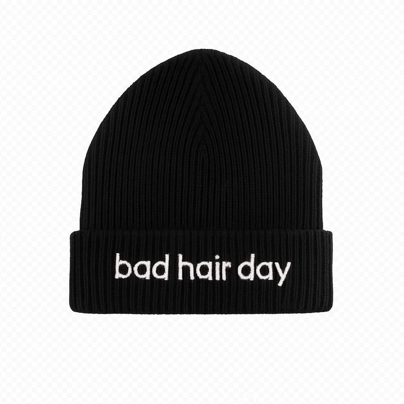 Czapka BAD HAIR DAY czarny