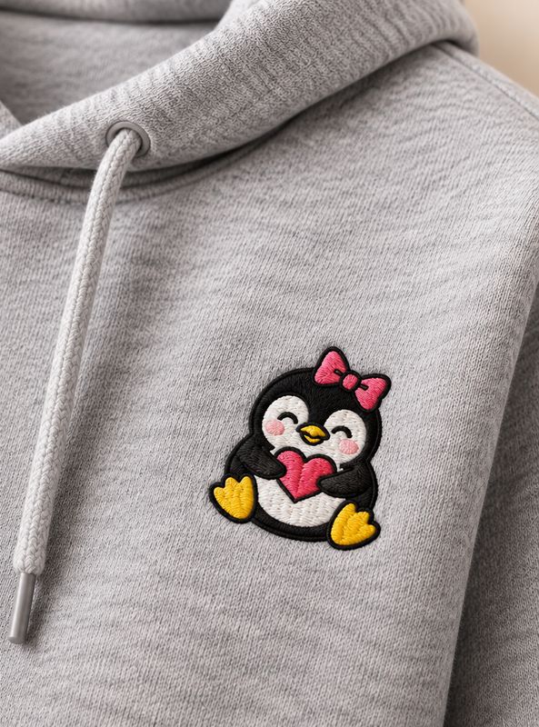 Zestaw PINGWINKI - 2 bluzy z haftem