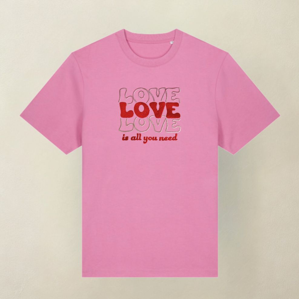 T-shirt ALL YOU NEED róż