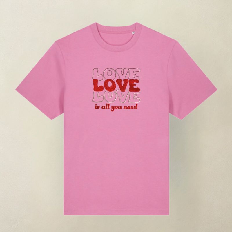 T-shirt ALL YOU NEED róż