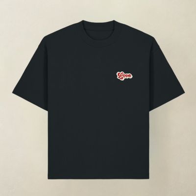 T-shirt LOVE z haftem