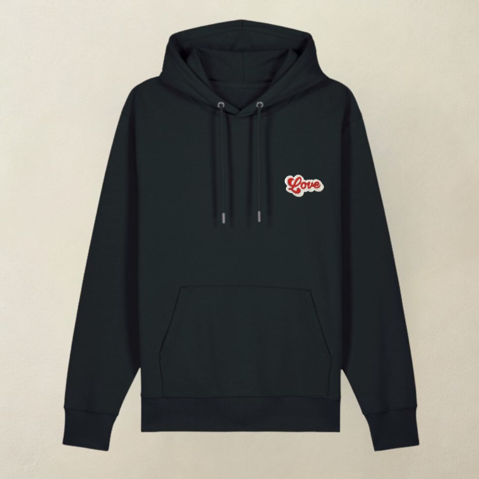 Bluza z kapturem LOVE czarny