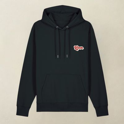 Bluza z kapturem LOVE czarny