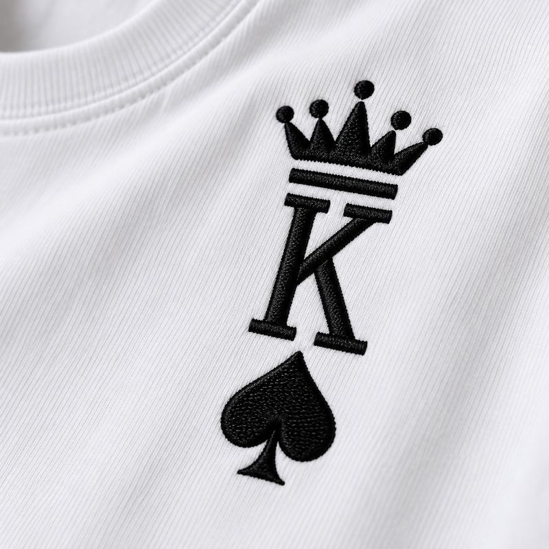 Zestaw KING&amp;QUEEN - 2 koszulki z haftem