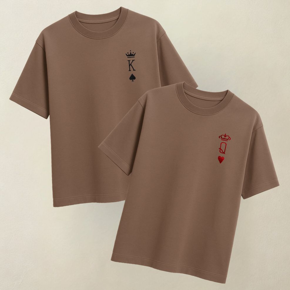 Zestaw KING&amp;QUEEN brąz