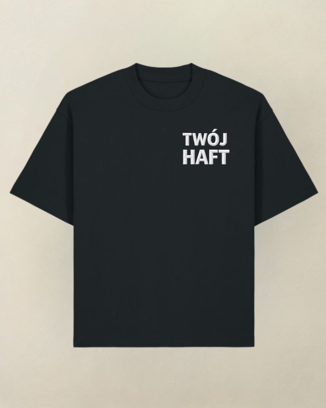 T-shirt TWÓJ PROJEKT czarny ROZMIAR XXL