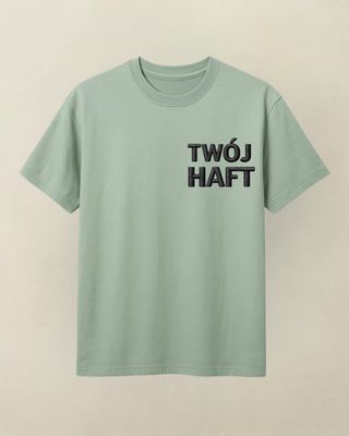 T-shirt TWÓJ PROJEKT zimna mięta ROZMIAR M T-shirt TWÓJ PROJEKT zimna mięta ROZMIAR M