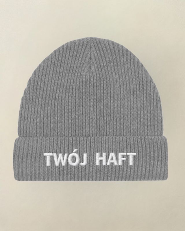 Czapka TWÓJ PROJEKT szara