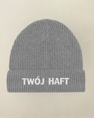 Czapka TWÓJ PROJEKT szara