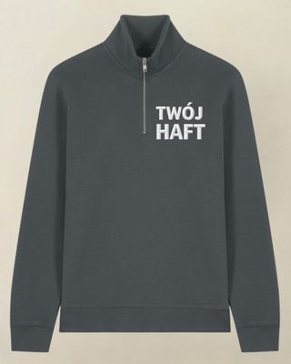 Bluza z krótkim zamkiem TWÓJ PROJEKT antracyt rozmiar XXL Bluza z krótkim zamkiem TWÓJ PROJEKT antracyt rozmiar XXL