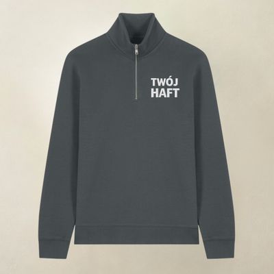 Bluza z krótkim zamkiem TWÓJ PROJEKT antracyt rozmiar XXL