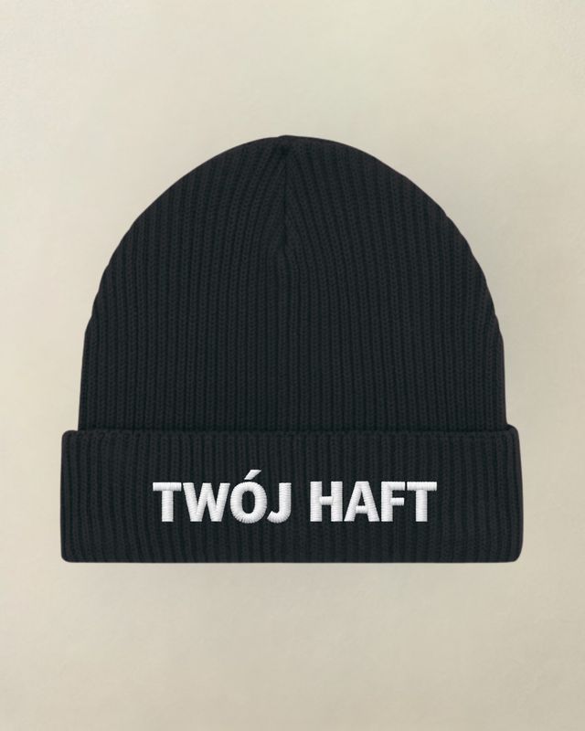 Czapka TWÓJ PROJEKT czarna