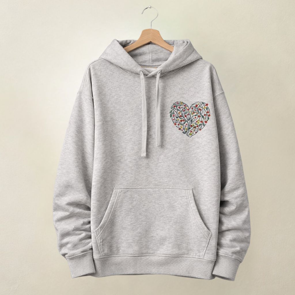 Bluza z kapturem FLOWER LOVE