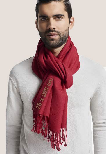 Schal aus 100% Baby Alpaka 70x200 cm