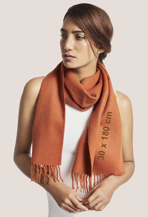 Schal aus 100% Baby Alpaka 30x180 cm