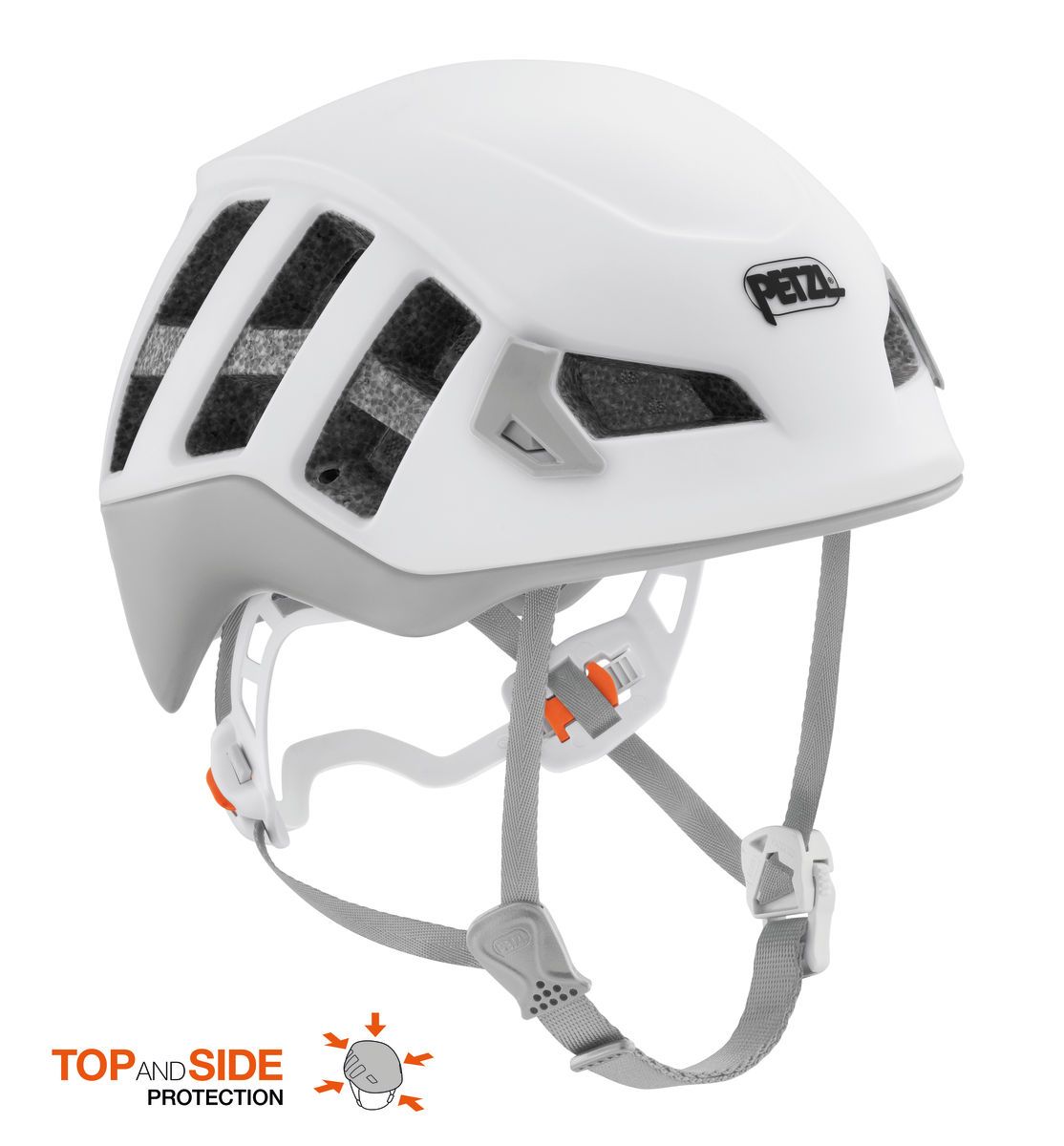 METEORA HELMET, Color: WHITE/GRAY, Size: S/M