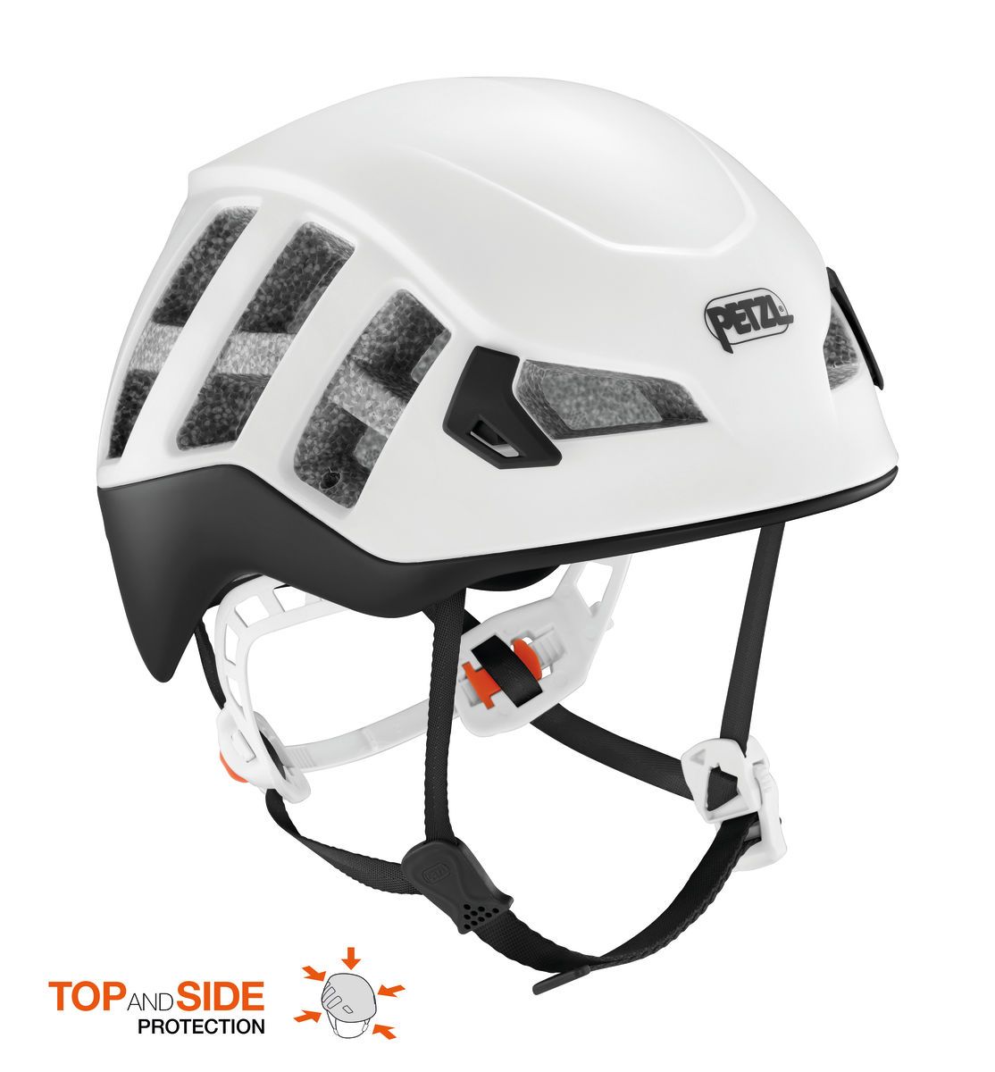 METEOR HELMET, Color: WHITE/BLACK, Size: S/M