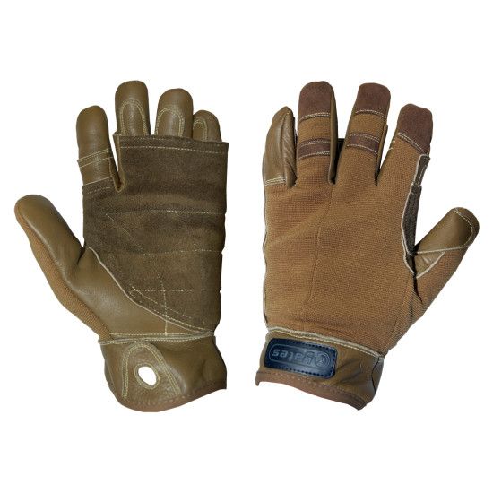925T YATES TACTICAL RAPPEL / FAST ROPE GLOVES (TAN), Size: SMALL