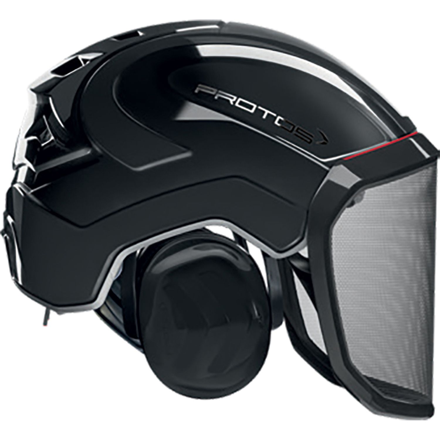 Protos Integral Helmet Black Shell, Color: Black