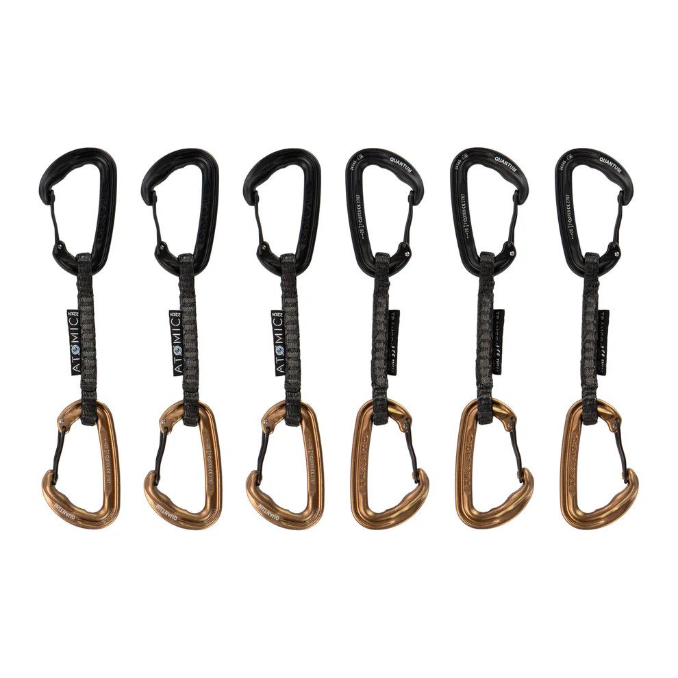 Quantum Quickdraw 10cm 6 pack, Color: Bronze