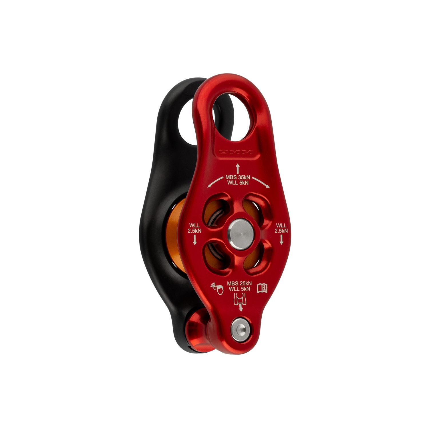 Pinto 2 Pulley, Color: Red