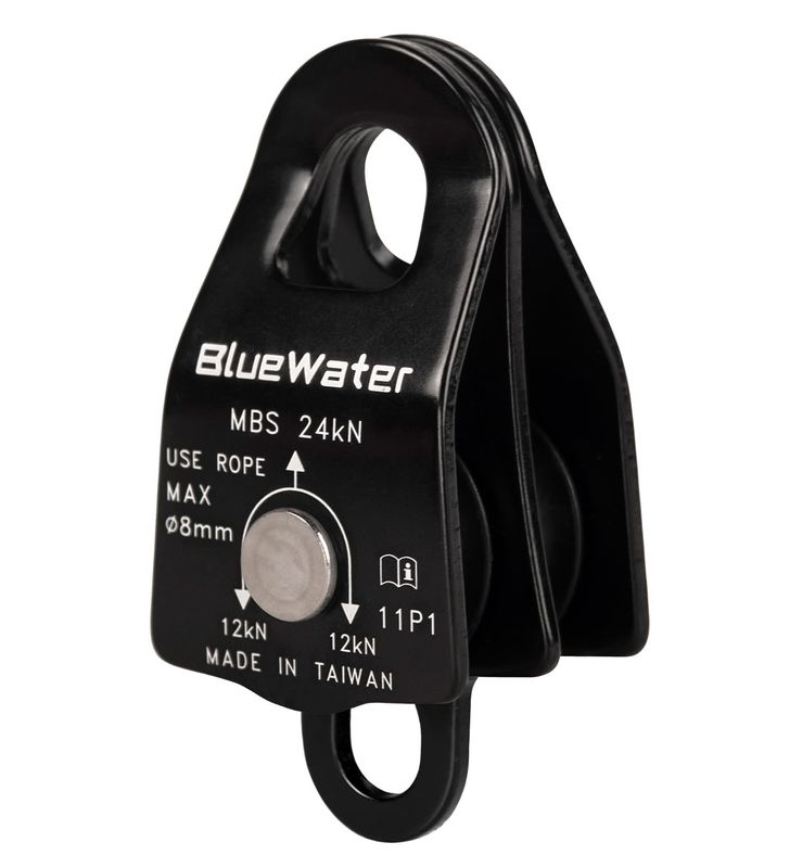 DOUBLE PULLEY WITH BECKET - (8MM MAX)