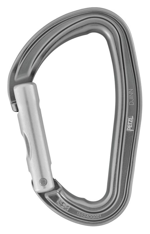 DJINN CARABINER STRAIGHT GATE GRAY DJINN CARABINER STRAIGHT GATE GRAY