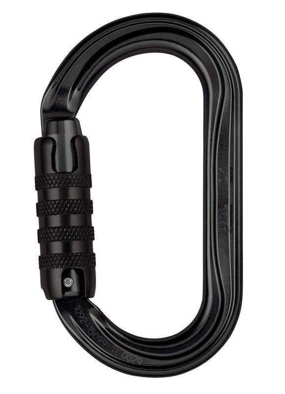 OK TRIACT-LOCK CARABINER BLACK