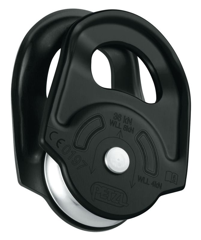 RESCUE PULLEY BLACK