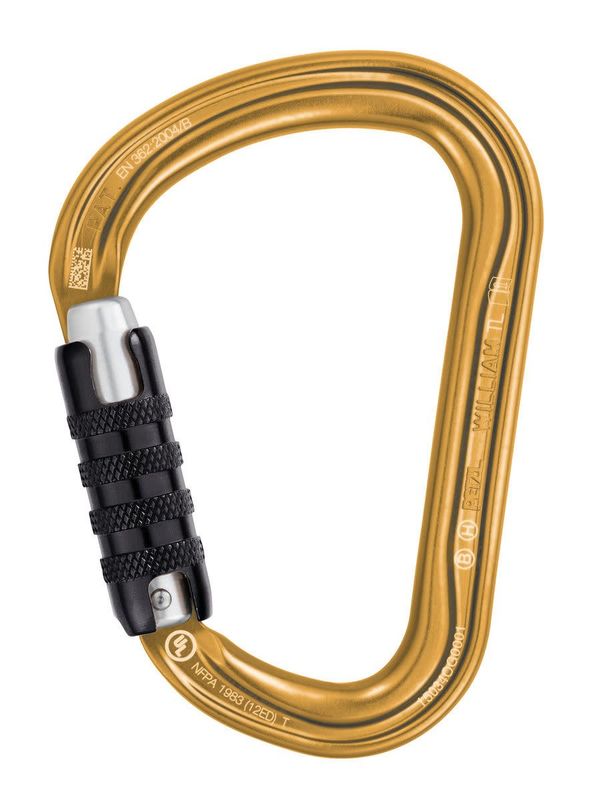 WILLIAM TRIACT-LOCK BINER GOLD