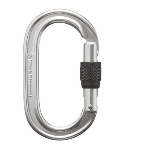 OVAL KEYLOCK SCREWGATE CARABINER