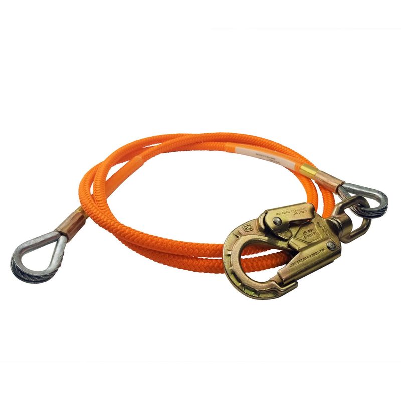 ProClimb 5/8&quot; Wirecore Flip Line Lanyard
