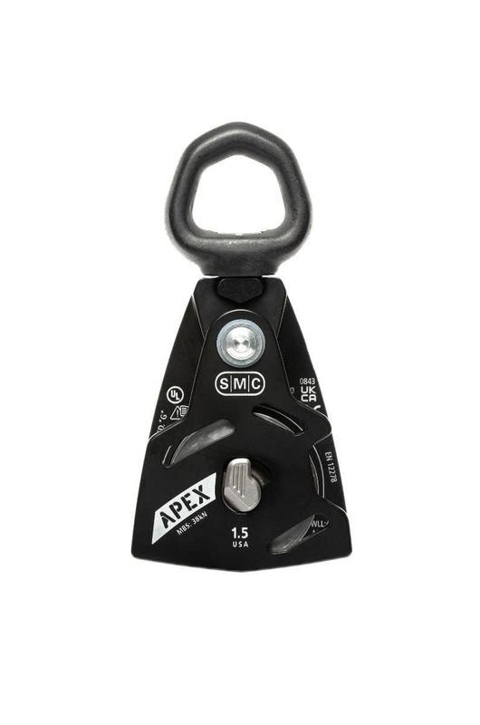Apex 1.5&quot;  Swivel Pulley - Black