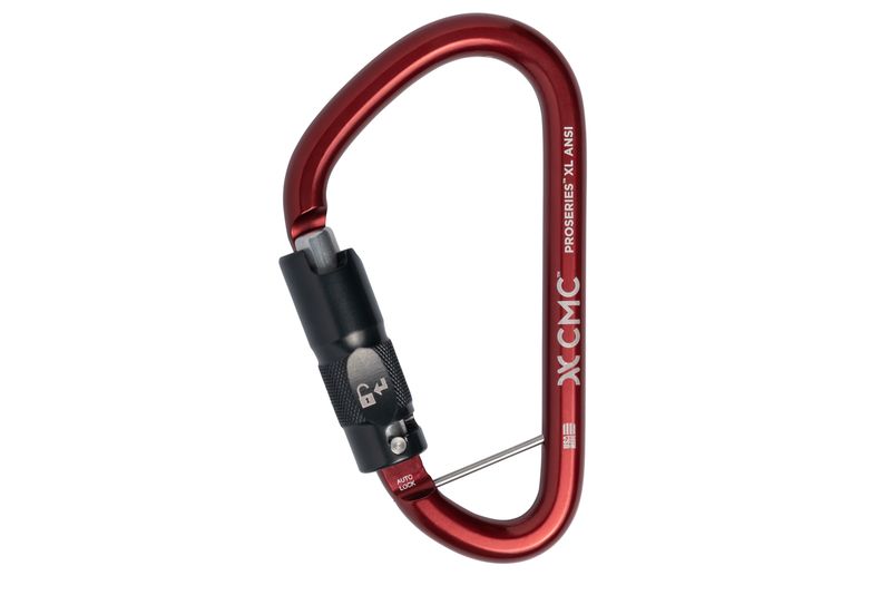 CARABINER, PS XL AUTO RED, ANSI, CMC