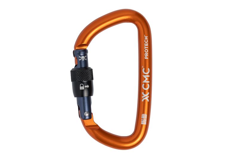 CARABINER, PT LOCK ORG, CMC