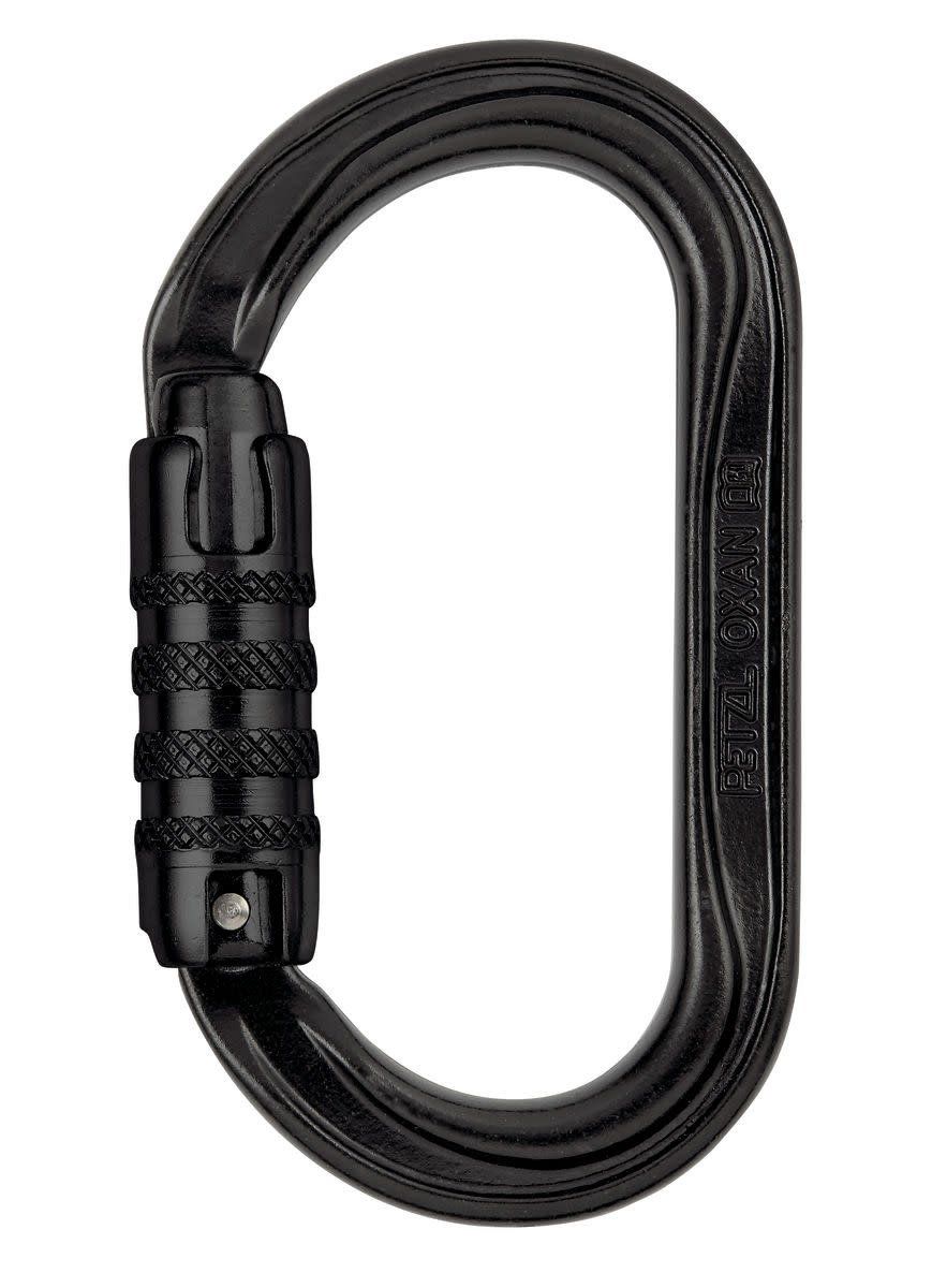 CARABINER OXAN TRIACT-LOCK U BLACK
