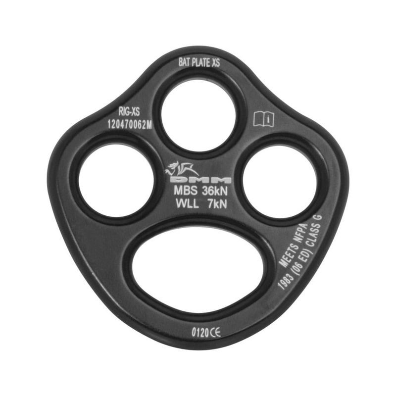 Bat Plate XS Matt Grey