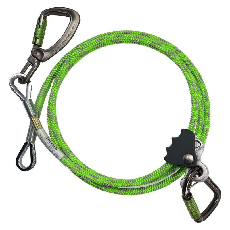 ProClimb 1/2&quot; Infinity Vine Wirecore Flip Line Lanyard All-In-One Kit