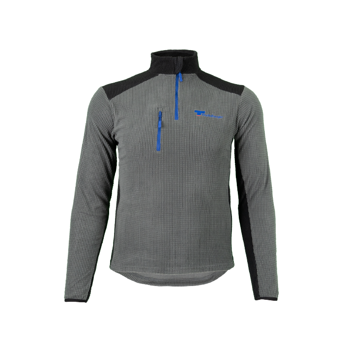 Climbing fleece / Polyester / Black &amp; Grey