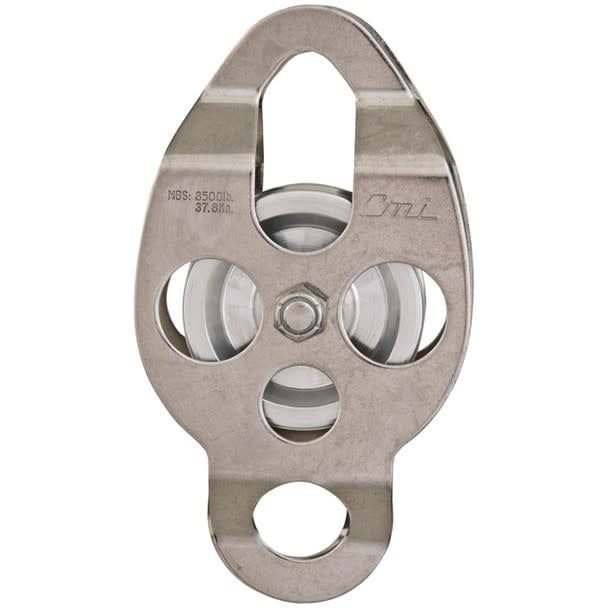 CMI 2&quot; Stainless Steel sideplates, Aluminum sheaves, double end