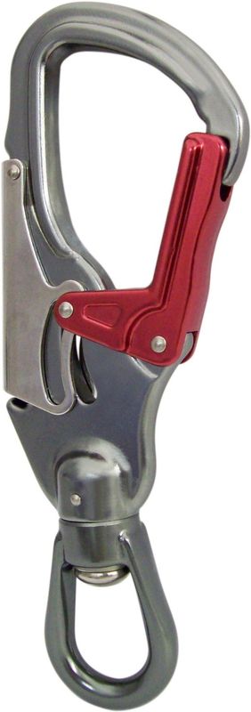 Double Action Swivel Snaphook - Aluminium - 27kN