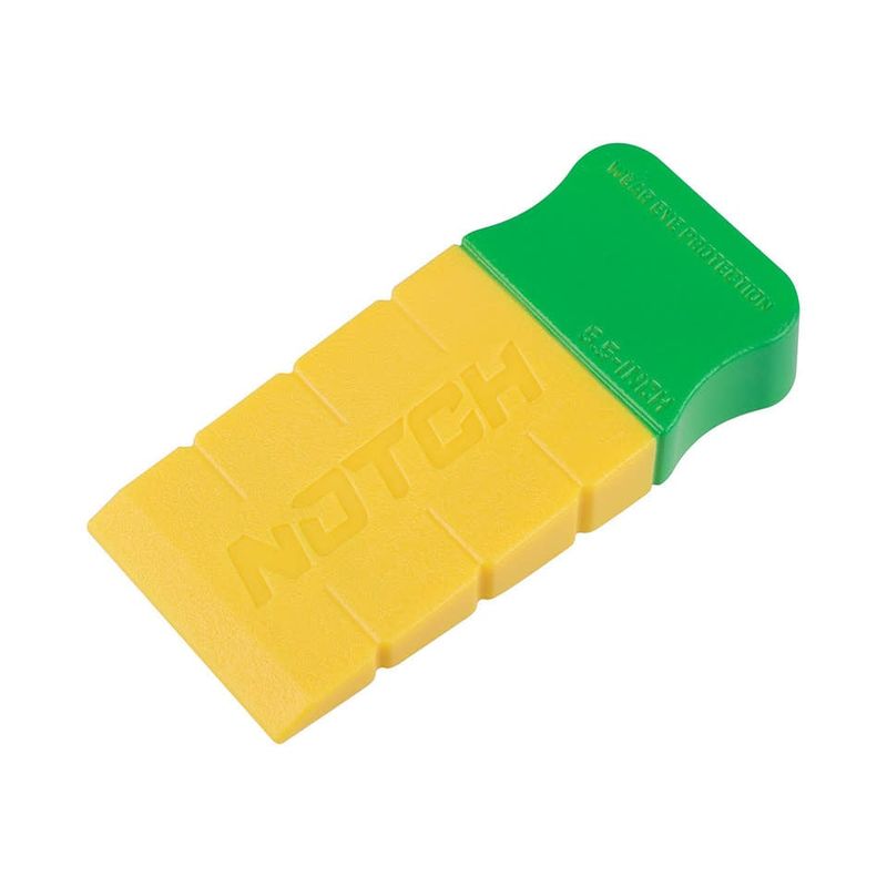 Notch 5.5&quot; Felling Wedge - Yellow and Green