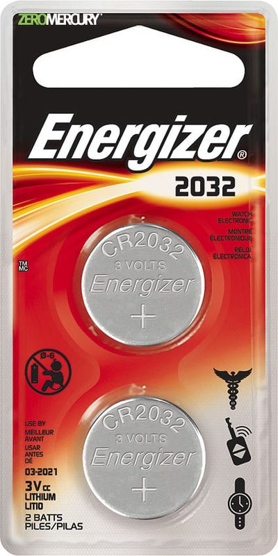 Energizer 2032 Batteries 2 Pack